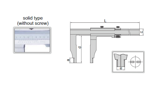 Type IV Vernier calipers with fine adjustment05