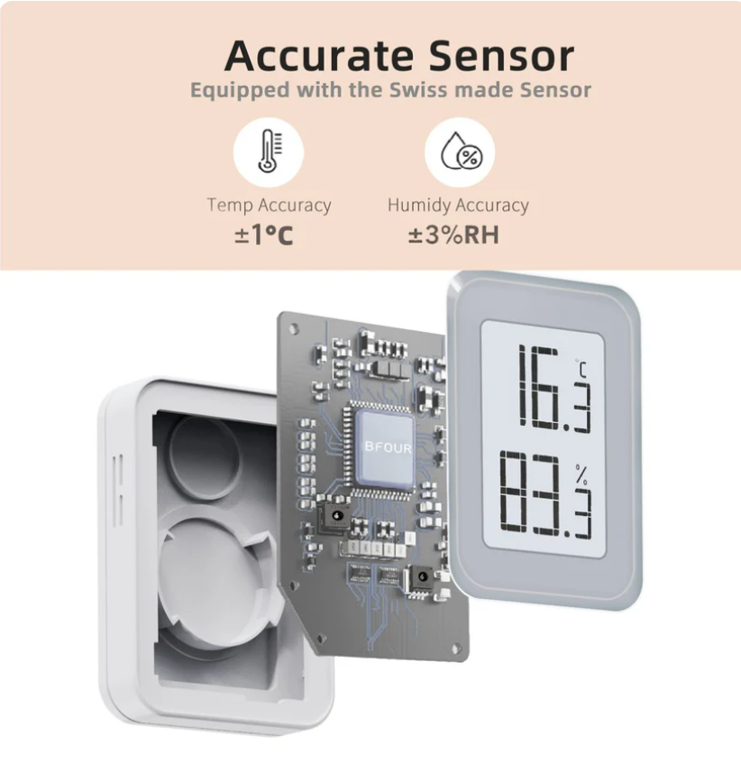BFK-11 E-ink Hygro-thermometer
